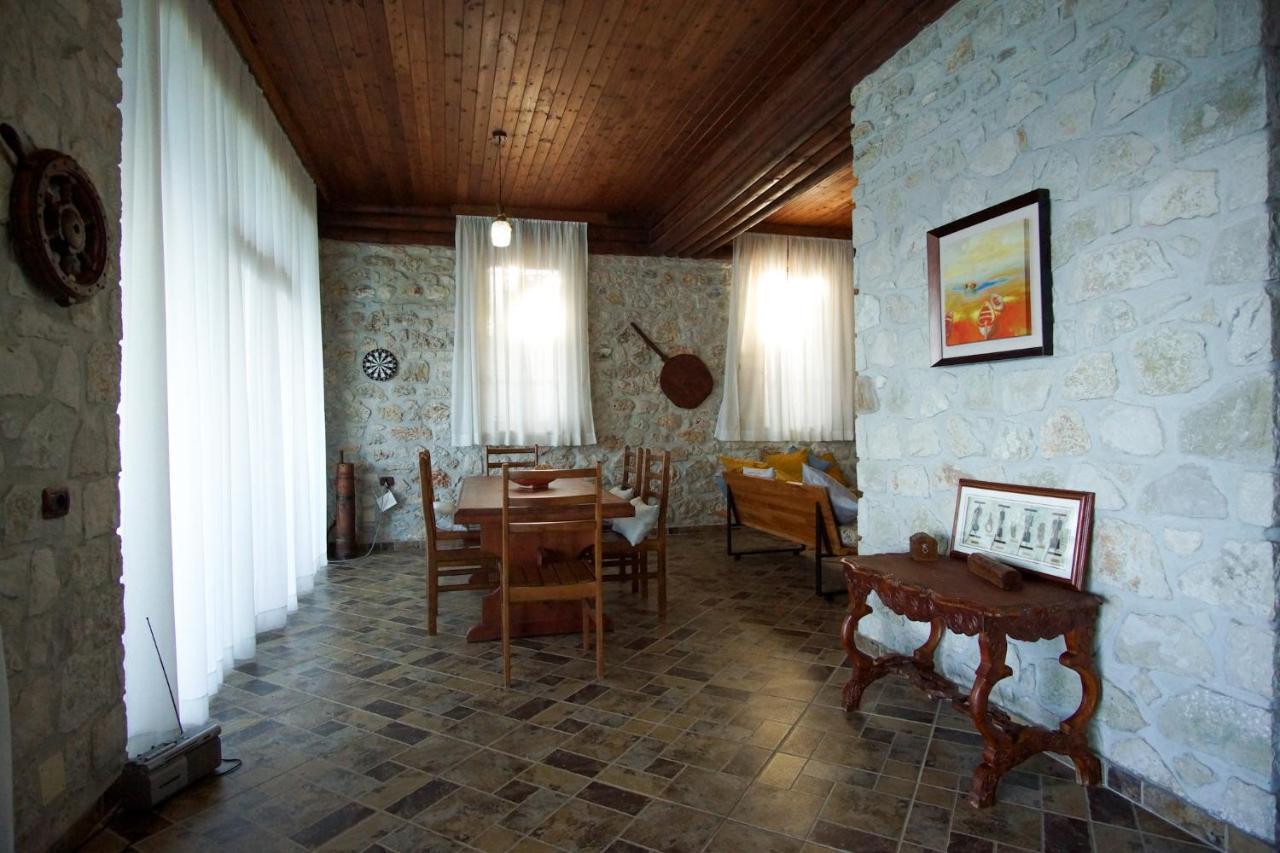 Seaside Duplex Stone Villa Qeparo Bagian luar foto