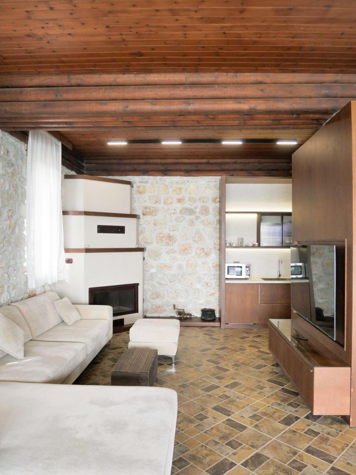 Seaside Duplex Stone Villa Qeparo Bagian luar foto